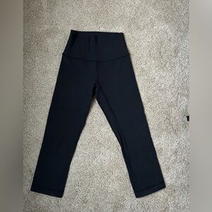 Lululemon Align High Rise Crop, Size 2, Black, Excellent Condition